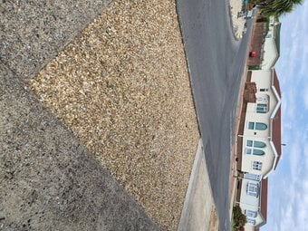 Small gravel and larger stones
