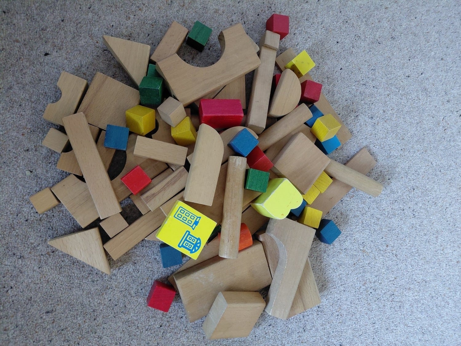 Winchester Large Set of Wooden Building Blocks