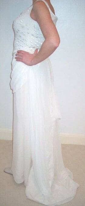 WEDDING DRESS by the world renowned brand & specialist wedding dress makers “Pronovias Collection”. 