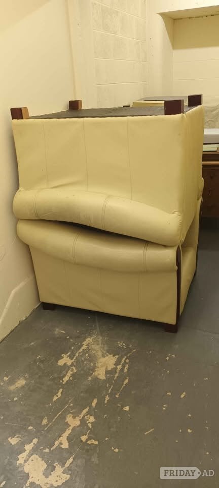 2 LEATHER ARMCHAIRS ***FREE FREE** 