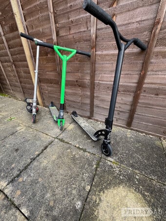 Three Stunt Scooters 