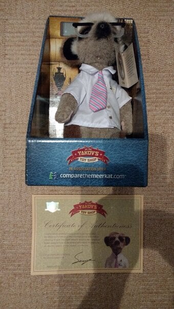 Sergei Meerkat Toy – Brand New In Box