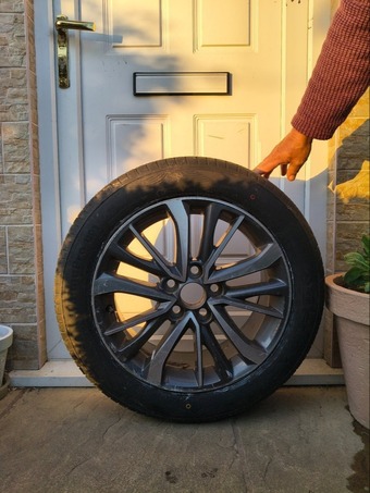 Toyota spare wheel and tyre