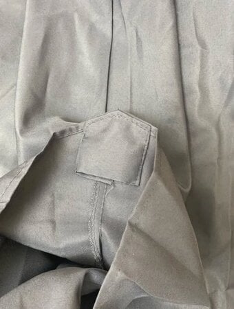 Brand new  x 2 khaki  replacement  parasol canopy material 