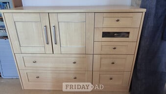 Sideboard with 7 drawers, German made