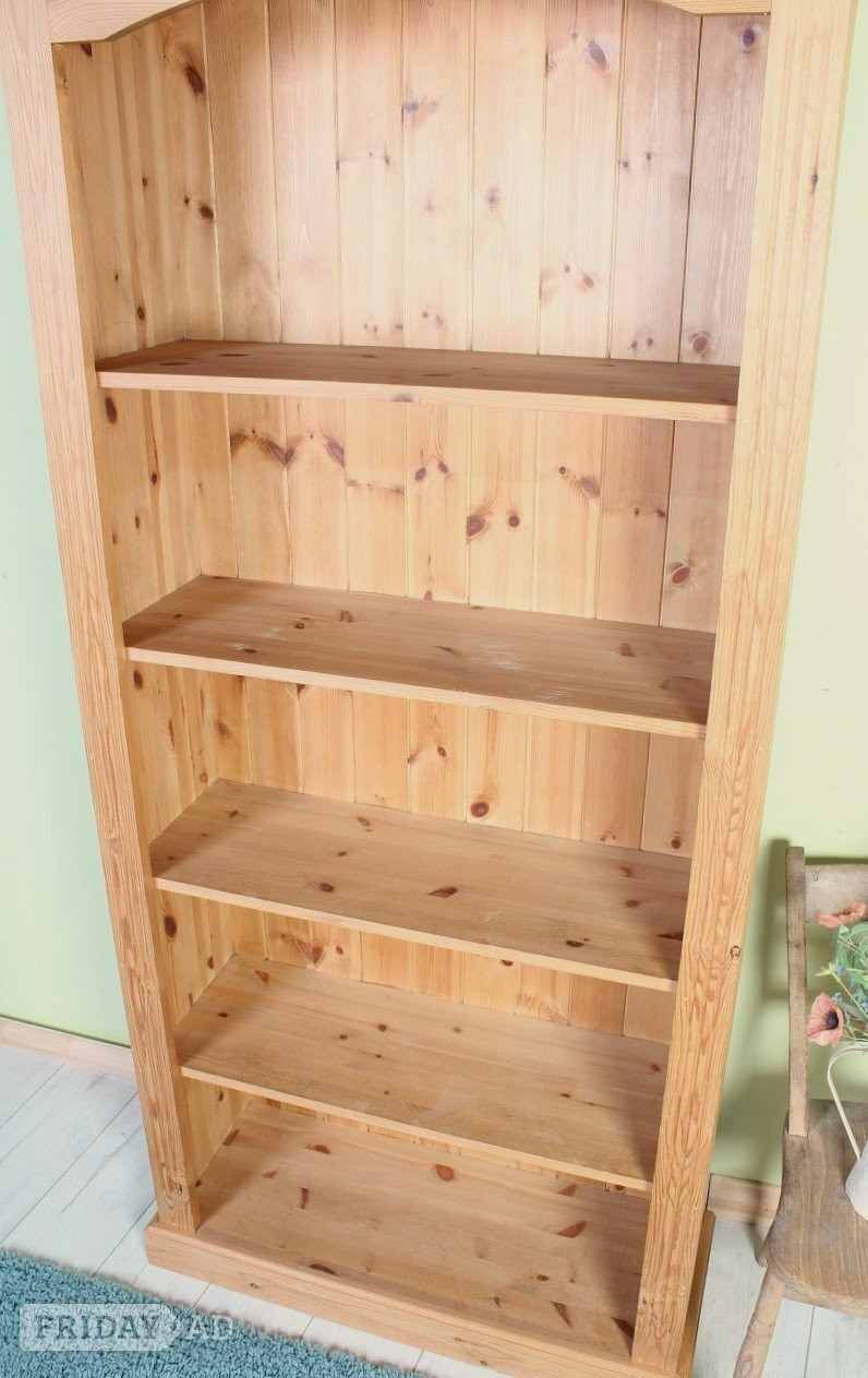 UK Delivery - Large Farmhouse Style Pine Bookcase - Furniture in Hailsham