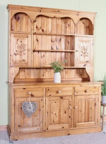 UK Delivery - Large Cottage Farmhouse Pine Welsh Dresser Perfect 