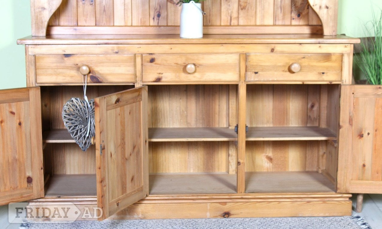 Hailsham UK Delivery - Large Cottage Farmhouse Pine Welsh Dresser Perfect 