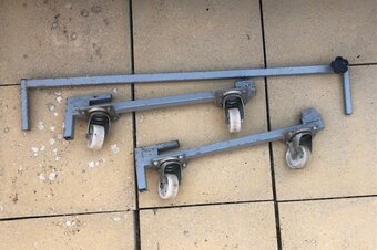 Conway Clipper Trailer Tent side storage bars
