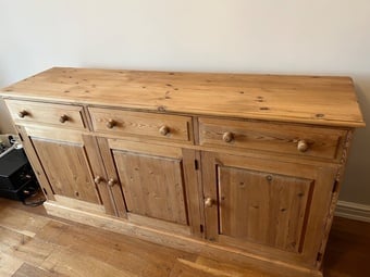 Large Solid Pine Sideboard 
