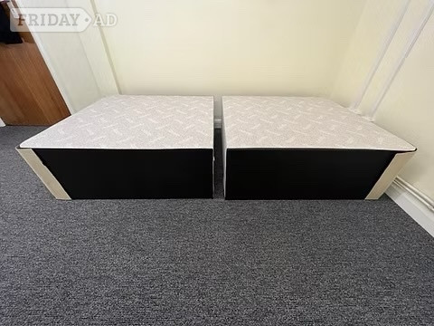 SINGLE DIVAN BASE (SPLIT BASE) 2 drawers & 20 inch hb in Rotherham
