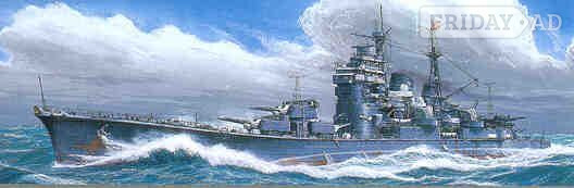 IJN Nachi - WW2 Japanese heavy cruiser. in Worthing
