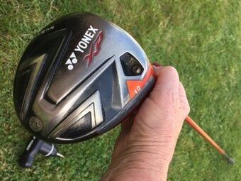 GOLF DRIVER, YONEX XP DRIVER, REGULAR GRAPHITE SHAFT GOOD GRIP, ADJUSTABLE 12Deg with tool.  USED GOOD CONDITION.