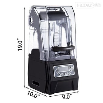 SMOOTHIE BLENDER COUNTERTOP SILENT BLENDER WITH SOUND SHIELD