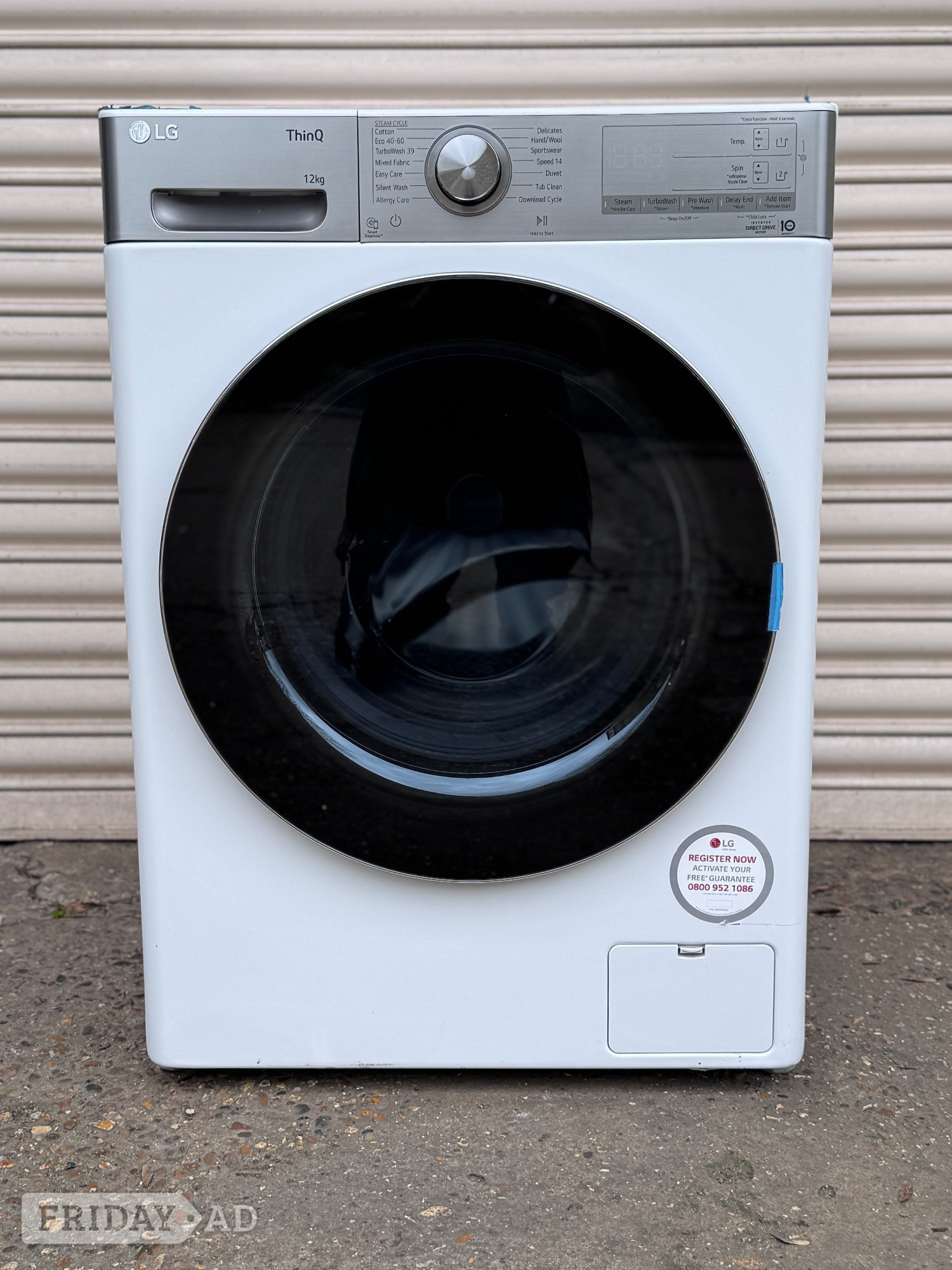 LG direct drive thinQ 12kg EZdispens turbowash washing machine 3 