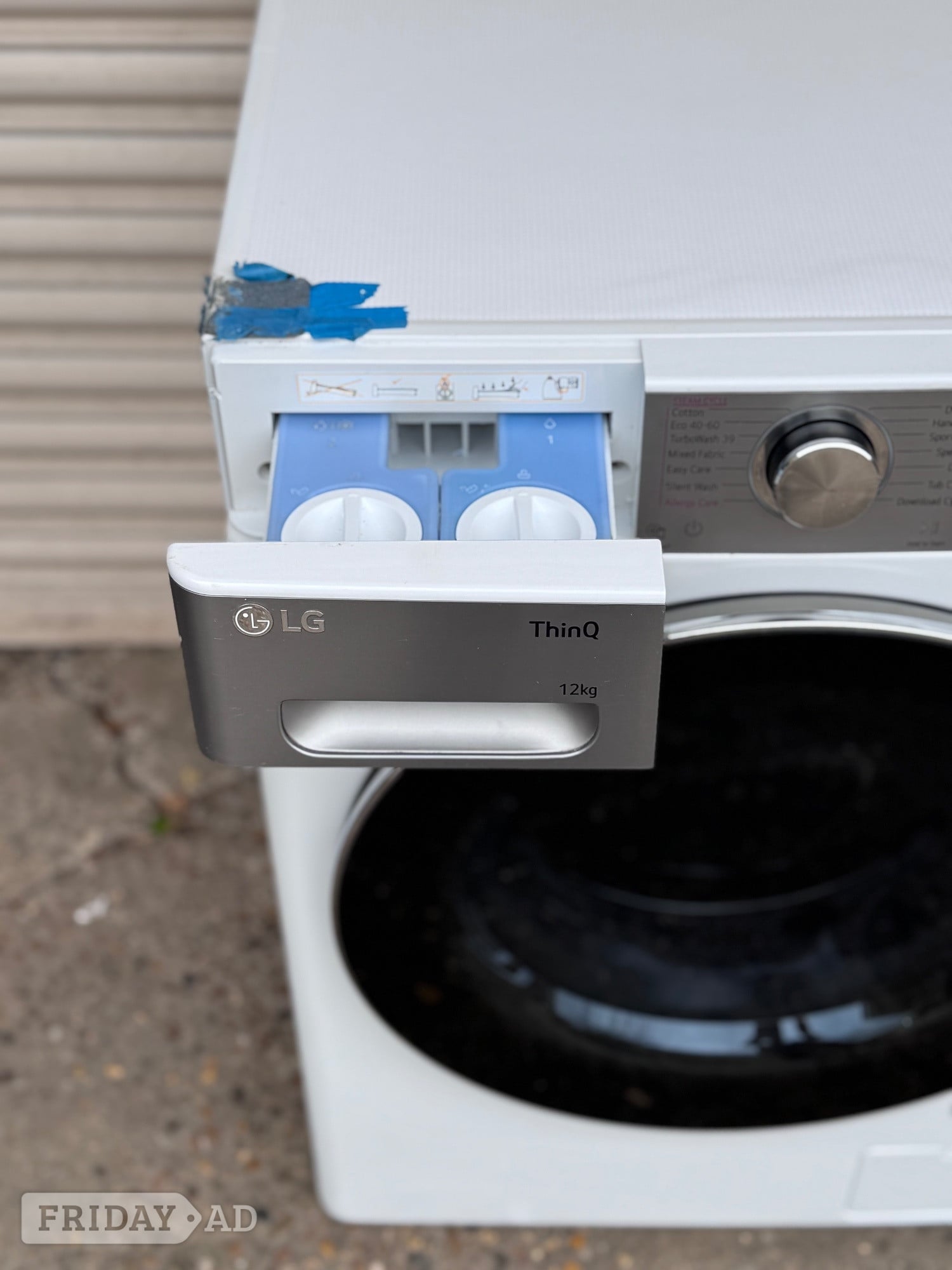 LG direct drive thinQ 12kg EZdispens turbowash washing machine 3  - Home Appliances in Romford