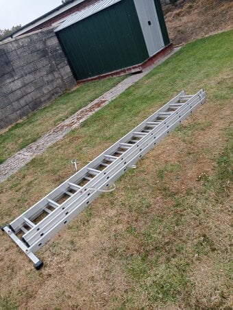 Wickes professional 3 section combination ladder: Max height 7.4m