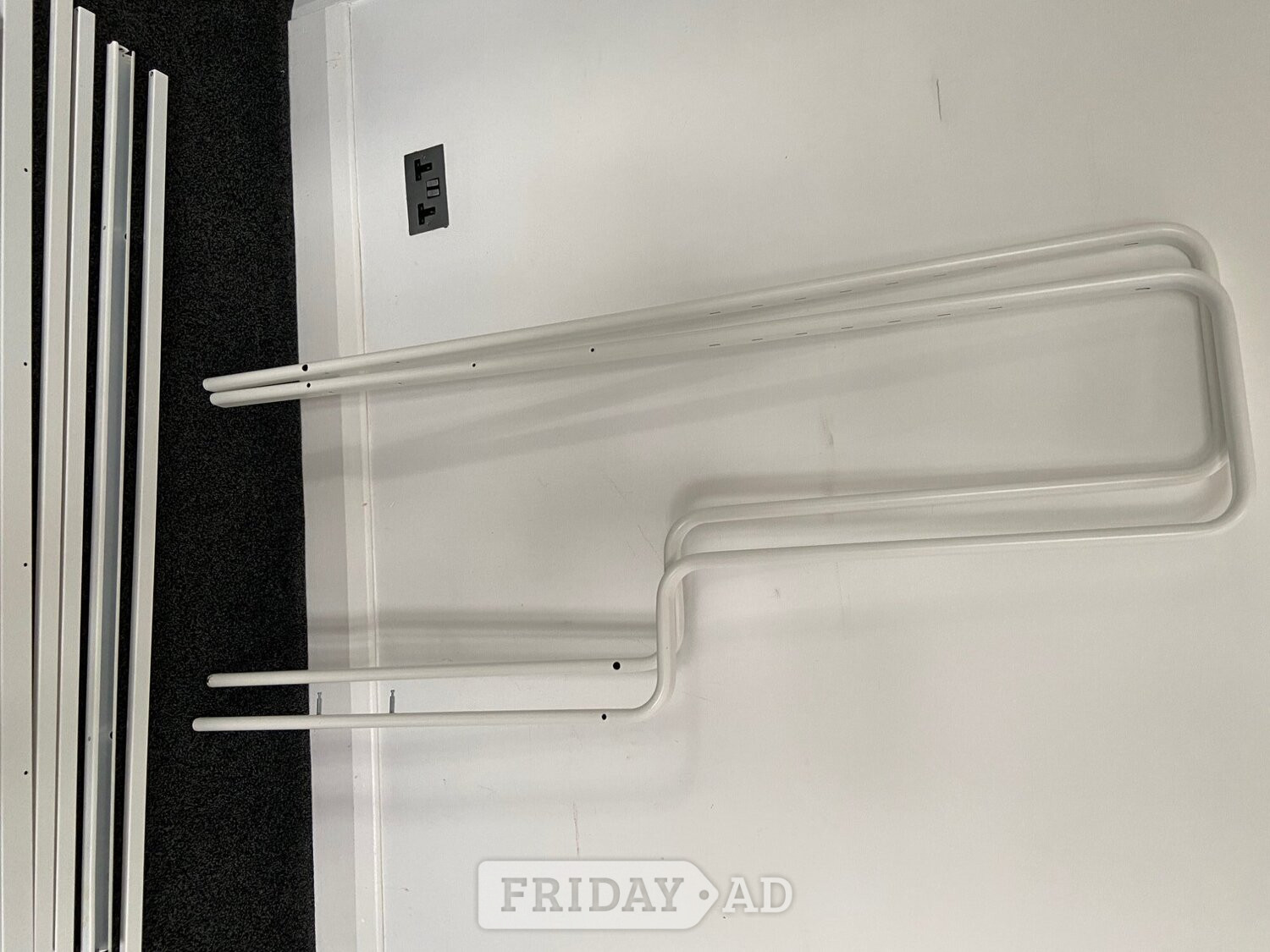 IKEA work gaming metal white steel table