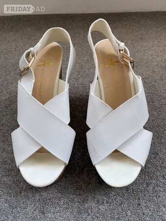 Ladies Cork Platform Wedges - size 6