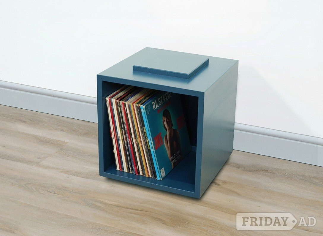 Modular Vinyl Record Storage Cube (37 x 37 x 37cms) - qty 1