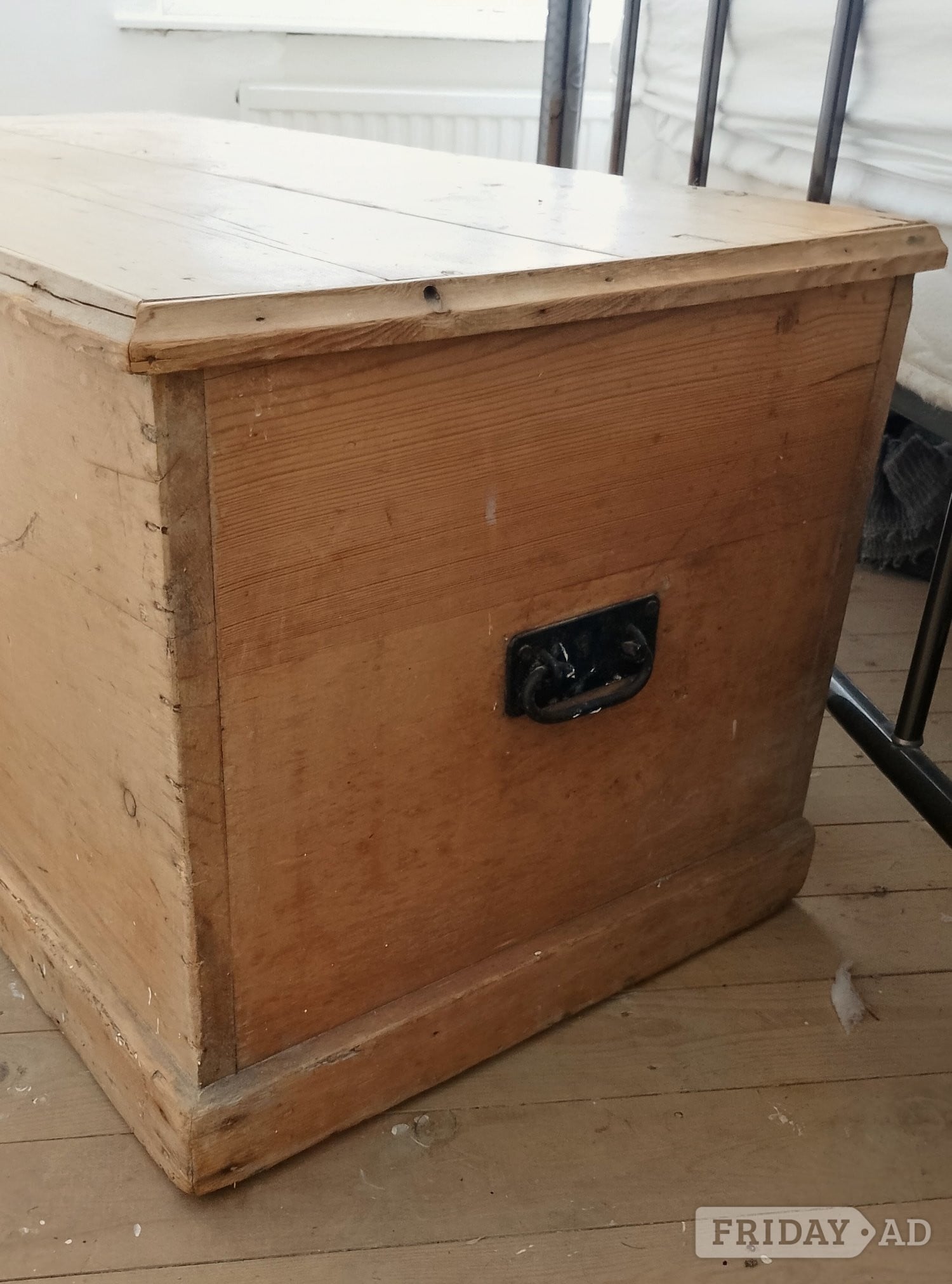 Vintage Pine Blanket Chest 