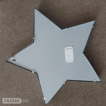 VINTAGE STAR MARQUEE SIGN/LIGHTS  RUSTIC METAL  FOR INDOOR SHOWS 