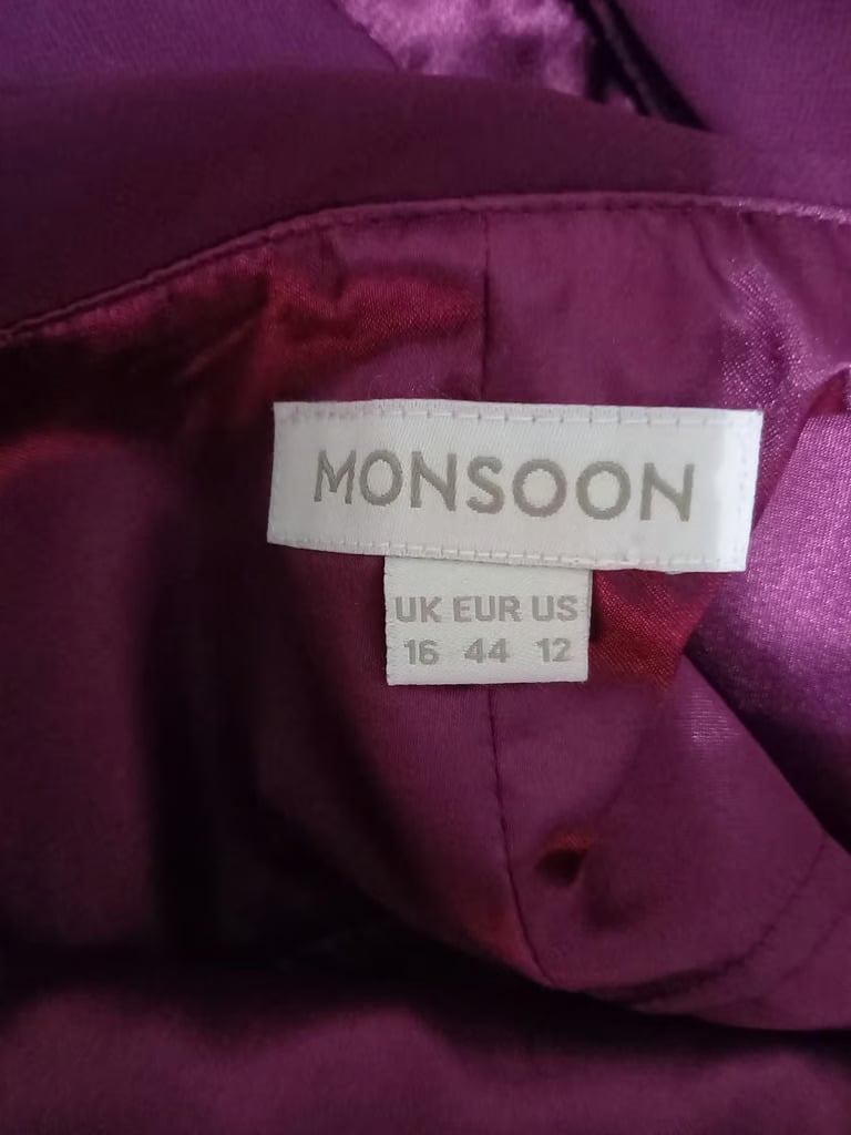 Hounslow Bridesmaid Dress from Monsoon Size 16 Heathrow, London