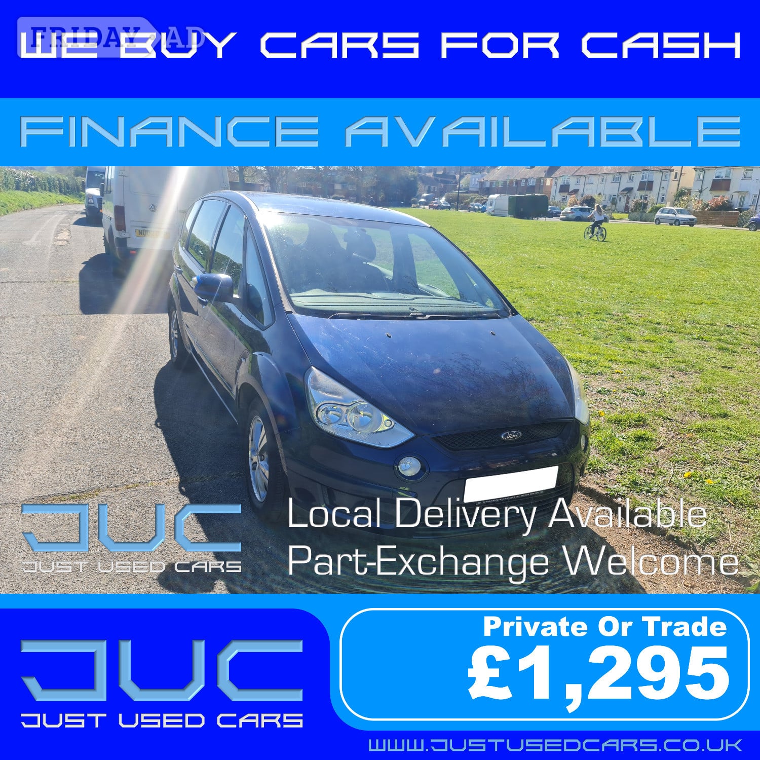 Ford S-MAX 2.0 Zetec TDCI MPV#7 (Manual Diesel)8 Reg 2008 in Lewes