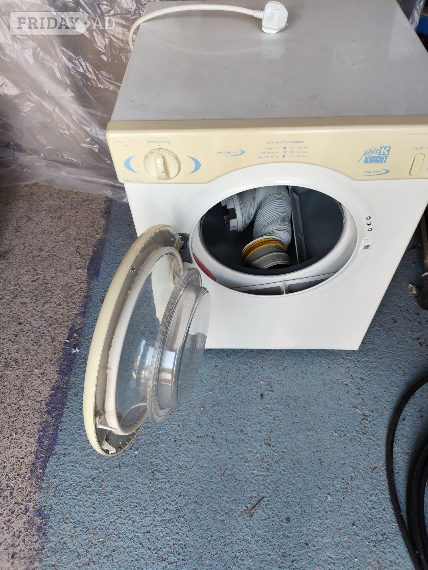 Small White Knight vented Tumble Dryer CL382WV in Weston-Super-Mare