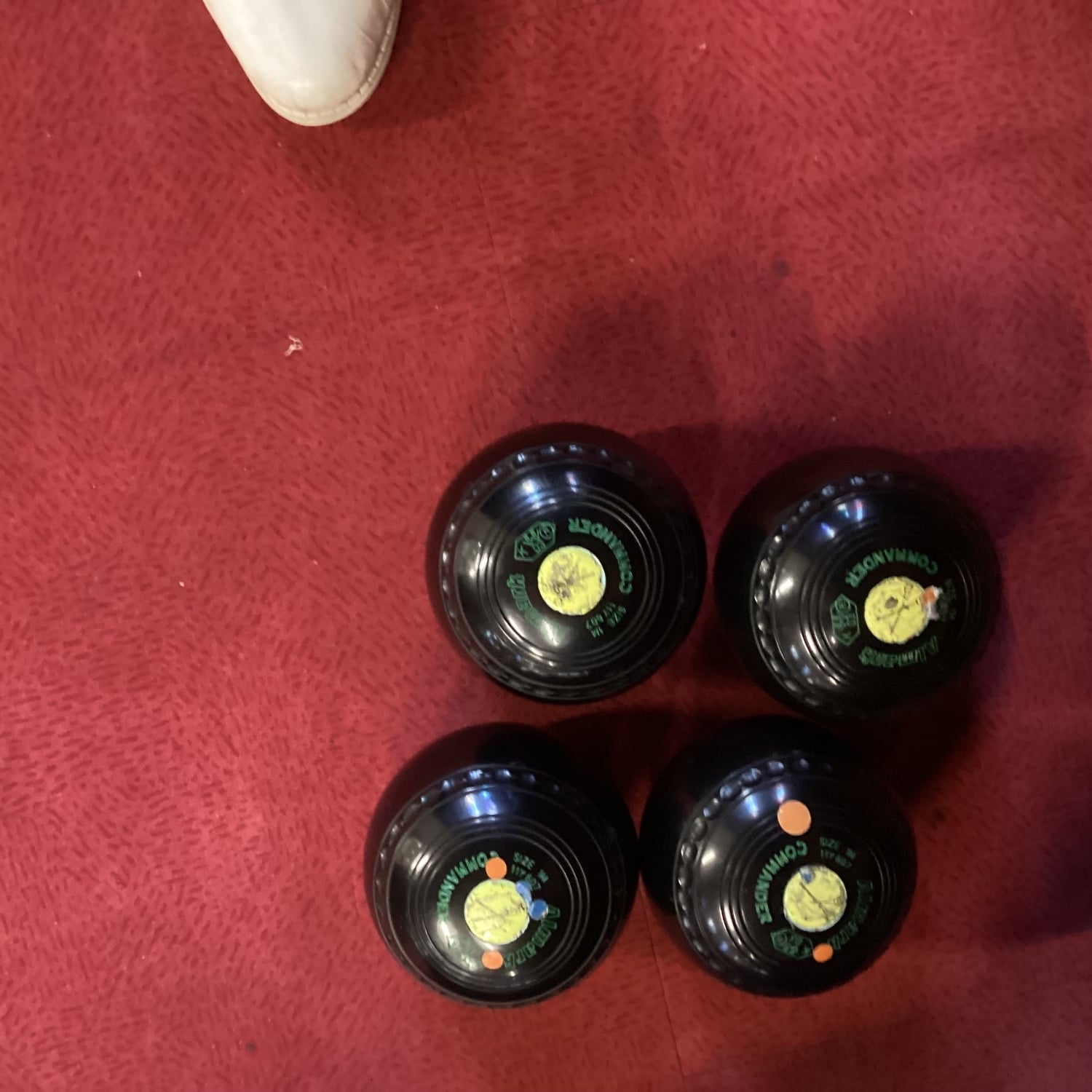 6 pairs of bowls mainly0 available from High Salvington bowls.