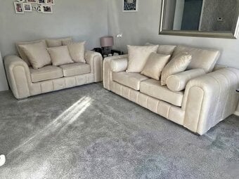 Lilly 3+2 Seater Sofa – Soft & Classic Comfort Lilly || Cash On D