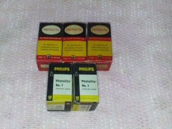 5 X 275watt  PHOTOFLOOD BULBS