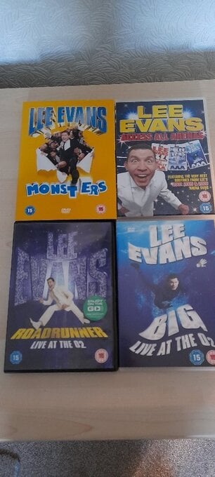 Lee Evans DVDs