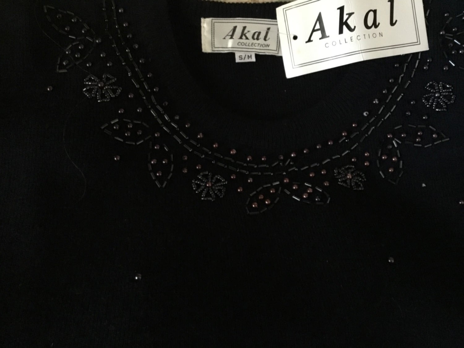 New with tags Akal embellished jumper Navy blue