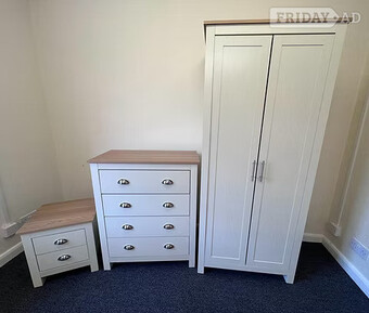 LANCASTER 3 PIECE BEDROOM SET - CREAM