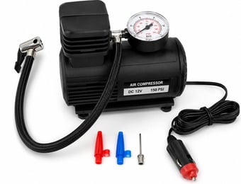 Portable Mini Air Compressor – Digital Electric Tyre Inflator