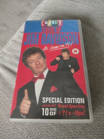 Jim Davidson stand up VHS tape