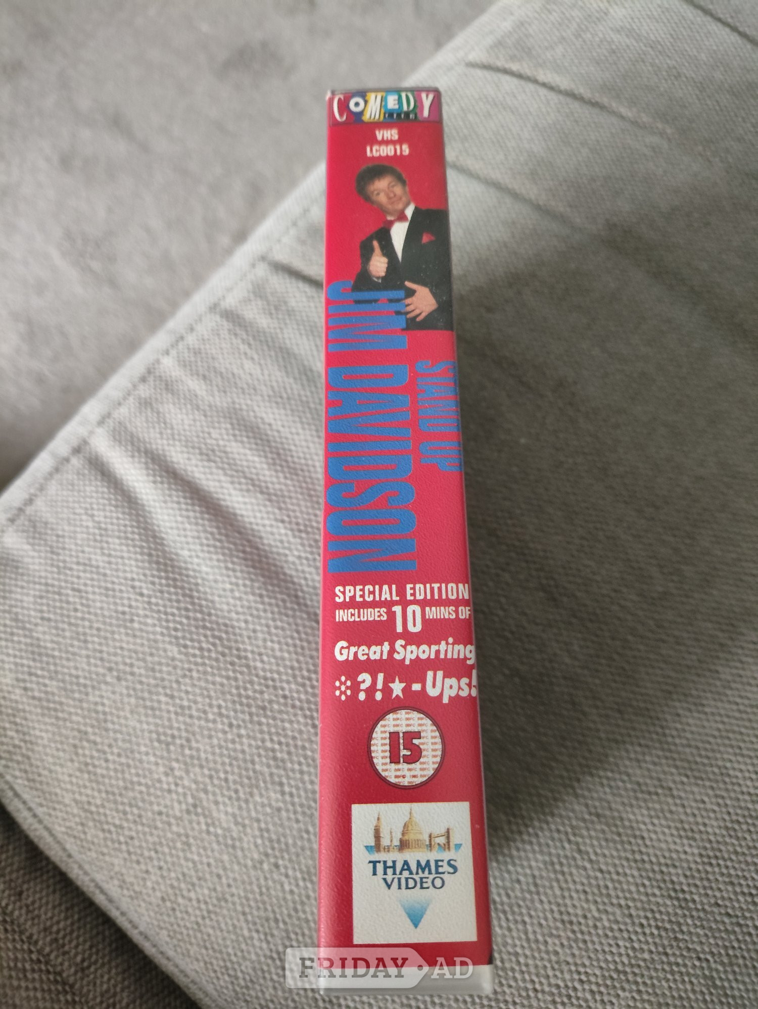 Weston-Super-Mare Jim Davidson stand up VHS tape