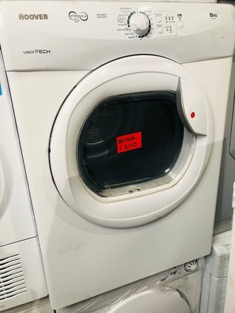 Hoover 8KG load vision tech vented tumble dryer 
