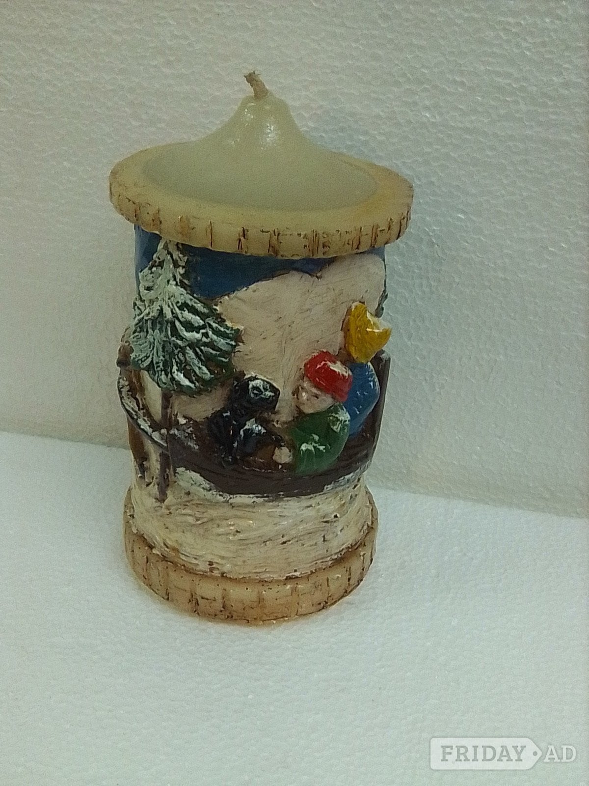 London CHRISTMAS ORNAMENTAL  CANDLES   (TWO ONLY) UNIQUE AND COLLECTABLE