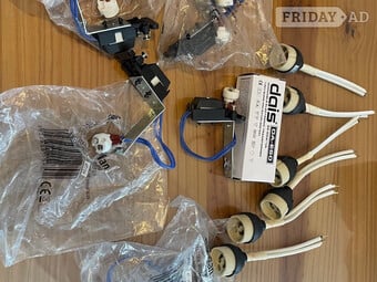 Lighting materials lamp holders for 12v and GU10.
