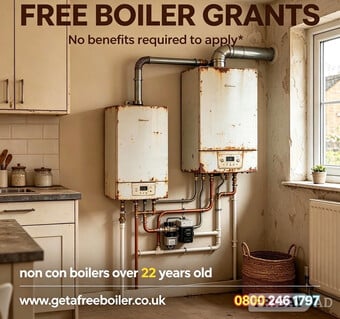 FREE BOILER & Heating Grants 