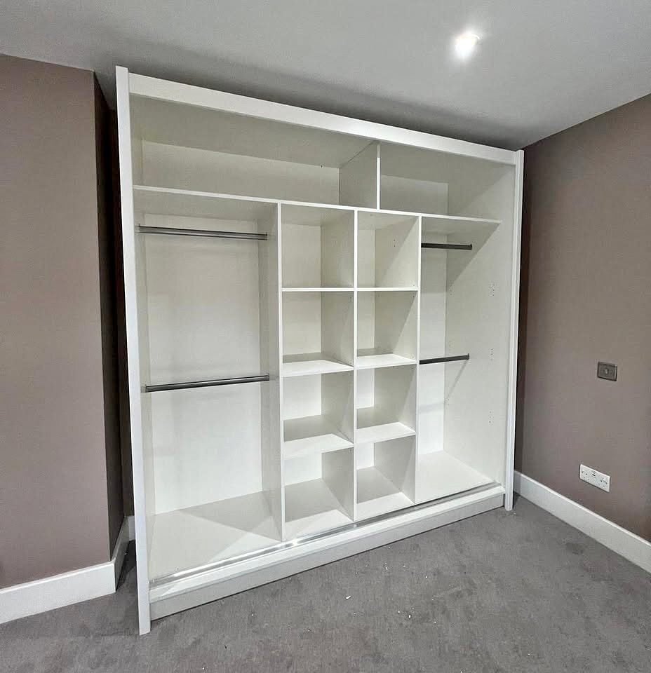 IKEA 203 cm Wardrobe With 2 Sliding Doors For Sale 