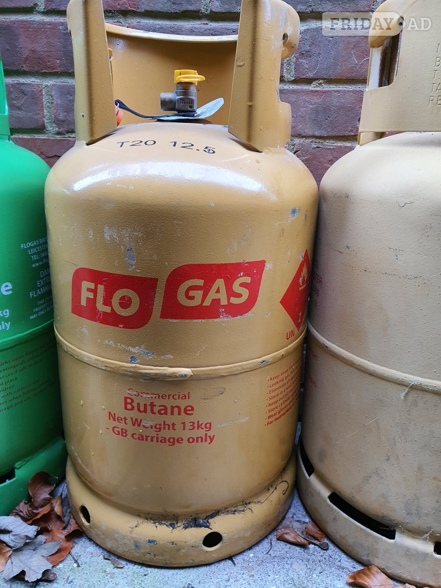 FULL FLOGAS BUTANE 21MM GAS BOTTLE 13KG (FULL) £90 in Banstead