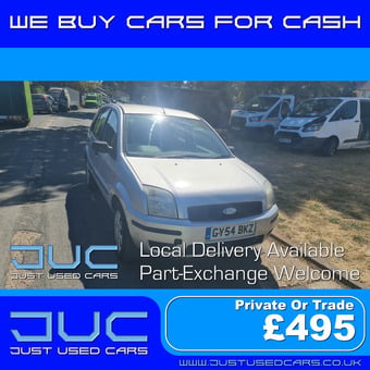 Ford Fusion 2 1.4 (Manual Petrol) 54 Reg 2004 134,240 Miles