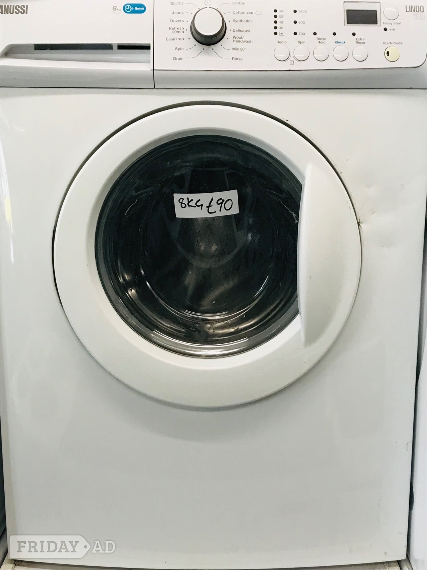 Zanussi 8KG load quick wash washing machine  in Northampton
