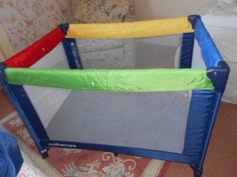 Travel cot.  Very little use.  