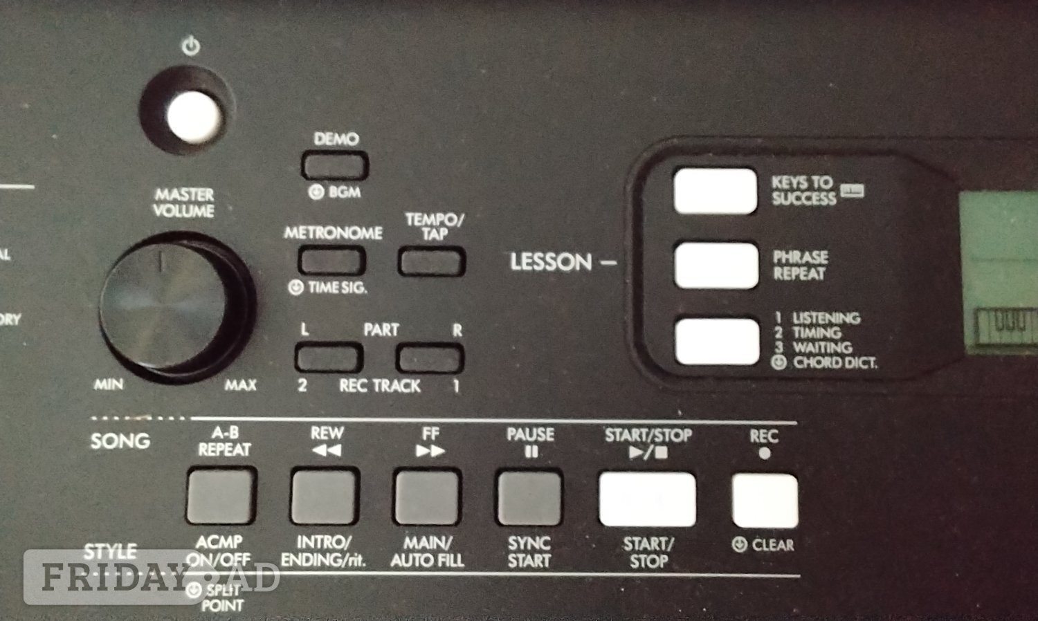 Eastbourne Yamaha Keyboard with manual
