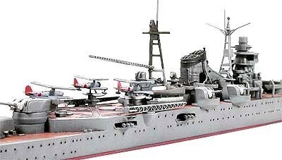Worthing Tamiya 1:700 scale IJN Mogami class cruiser-carrier.