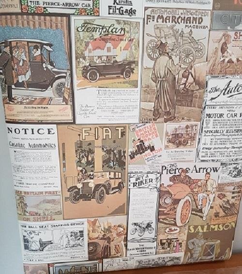 Sheffield Vintage wallpaper, The Autocar, 3 rolls